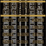 Black Gold-White Jersey Sublimation Shape Uniform Custom Geometric Old Soccer