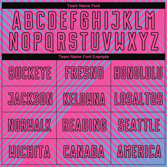 Sublimation Soccer Custom Uniform Jersey Pink-Black Light Blue