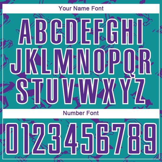 Teal Purple-White Lines Jersey Custom Sublimation Abstract Uniform Soccer