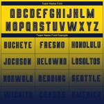 Fashion Long Fade Navy Uniform Sublimation Gold Jersey Custom Soccer Sleeve