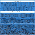 Custom Soccer Brown Blue Uniform Jersey Sublimation Powder