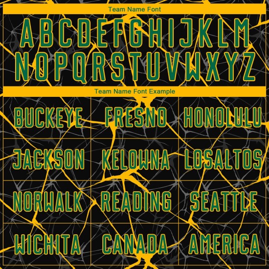 Custom Green-Gold Black Kelly Uniform Sublimation Soccer Jersey