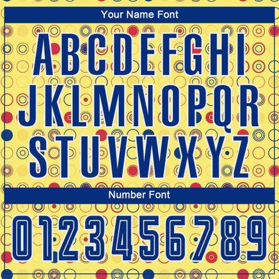 Custom Jersey Soccer Royal-White Uniform Gold Sublimation Away