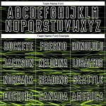 Sublimation Line Uniform Green-White Neon Soccer Jersey Black Custom Sublimation Line Uniform Green-White Neon Soccer Jersey Black Custom