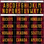 Gold-Red Custom Shape Jersey Soccer Uniform Sublimation Black Abstract