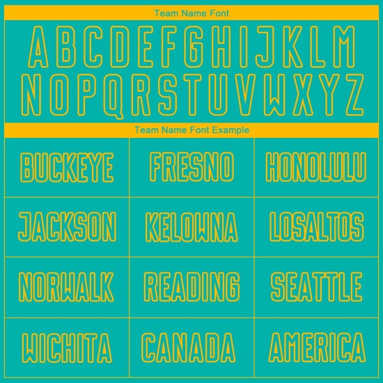 Aqua Custom Gold Sublimation Uniform Soccer Jersey