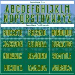 Soccer Green-Gold Uniform Jersey Blue Light Kelly Custom Sublimation