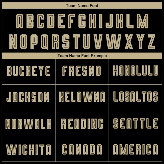 Gold-Camo Vegas Jersey Black Soccer Sublimation Custom Uniform