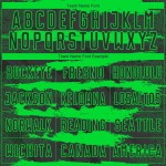 Custom Green Soccer Neon Uniform Jersey Sublimation Black