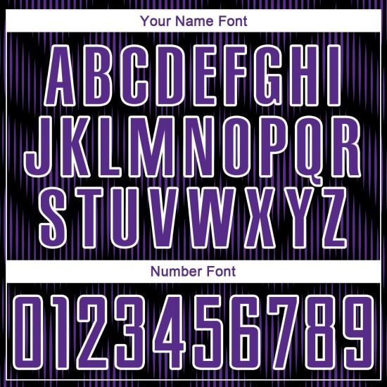 Jersey Line Soccer Sublimation Purple-White Black Custom Uniform