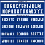 Soccer Royal Sublimation Jersey White Uniform Custom