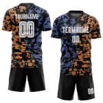 White-Black Third Soccer Jersey Custom Figure Uniform Sublimation