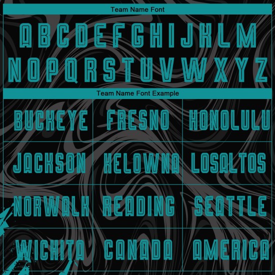 Teal Jersey Custom Soccer Sublimation Black Uniform