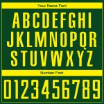 Green Soccer Jersey Light Yellow Custom Uniform Sublimation