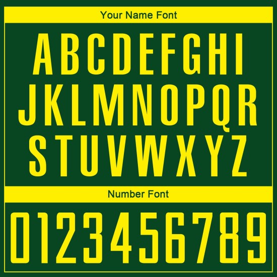 Green Soccer Jersey Light Yellow Custom Uniform Sublimation