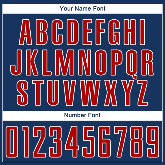 Sublimation Jersey Red-White Navy Soccer Uniform Custom