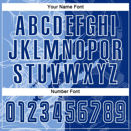 Graffiti Blue Royal-Light Pattern Jersey Uniform Custom Sublimation Scratch Soccer