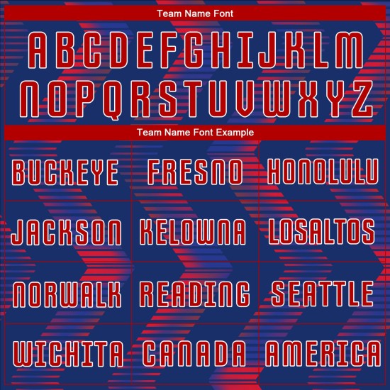 Custom Red-White Sublimation Soccer Jersey Uniform Navy