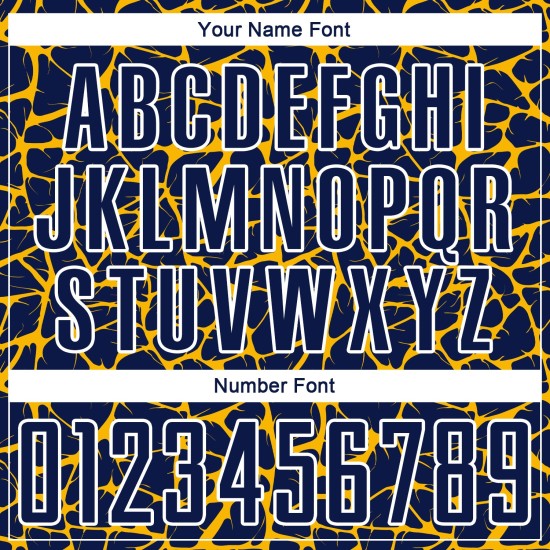 Uniform Gold-White Jersey Splash Soccer Network Abstract Navy Custom Sublimation