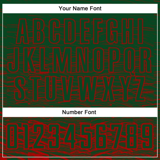 Uniform Custom Soccer Red Jersey Green Sublimation