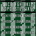 Soccer Uniform Green Pinstripe Custom White-Black Jersey Sublimation