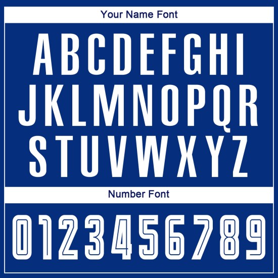 Soccer Royal Sublimation Jersey White Uniform Custom