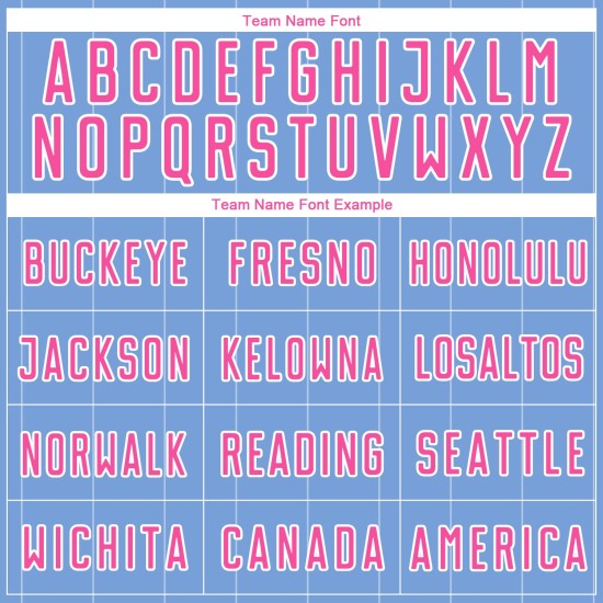 Sublimation Pinstripe Custom Pink-White Light Jersey Uniform Soccer Blue