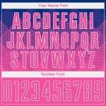 Sublimation Jersey Uniform Custom Soccer Pink-White Royal