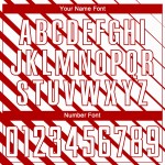 Custom Uniform White Jersey Red Sublimation Soccer