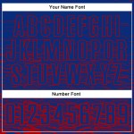 Jersey Royal Custom Uniform Sublimation Soccer Red