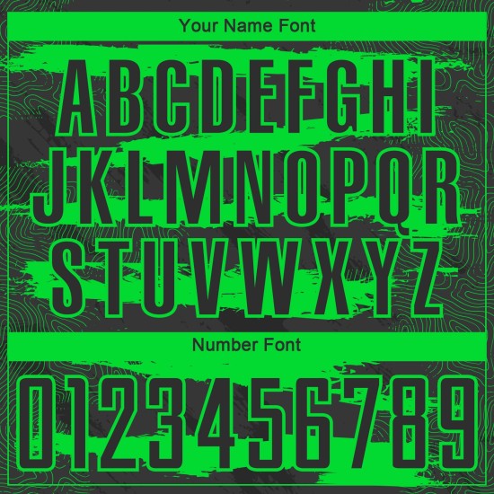 Custom Green Soccer Neon Uniform Jersey Sublimation Black