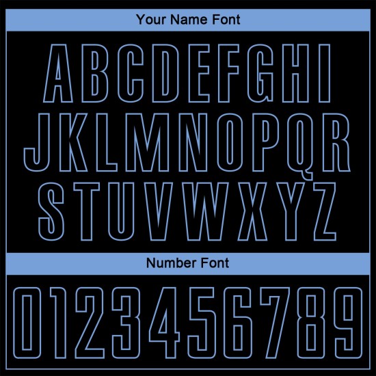 Light Soccer Fashion Fade Jersey Uniform Black Sublimation Custom Blue Pinstripe