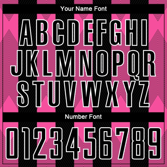 Soccer Pink-White Sublimation Jersey Black Uniform Line Custom Soccer Pink-White Sublimation Jersey Black Uniform Line Custom