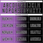Soccer Uniform Sublimation Gradient Medium Black Line Purple-White Custom Jersey