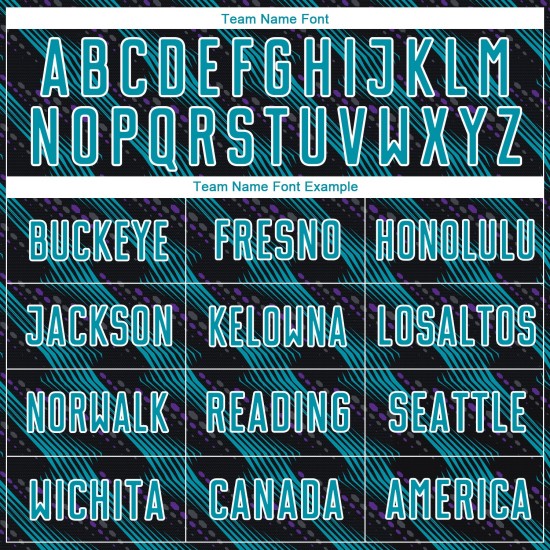 Sublimation Uniform Custom Black Soccer Teal-White Jersey