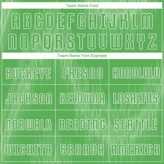 Green Neon Jersey Uniform Soccer Green-White Neon Custom Sublimation