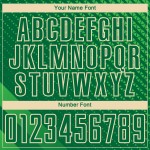 Jersey Kelly Green Shapes Cream Soccer City Geometric Custom Uniform Sublimation Jersey Kelly Green Shapes Cream Soccer City Geometric Custom Uniform Sublimation