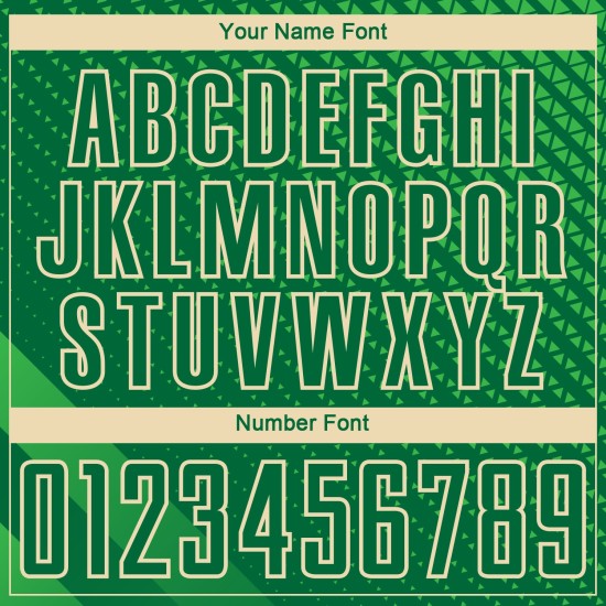 Jersey Kelly Green Shapes Cream Soccer City Geometric Custom Uniform Sublimation Jersey Kelly Green Shapes Cream Soccer City Geometric Custom Uniform Sublimation