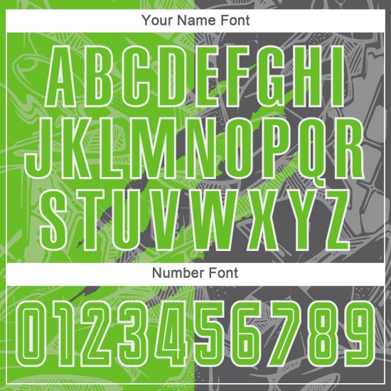 Aurora Sublimation Soccer Gray Custom Graffiti Green-Steel Pattern Uniform Scratch Jersey