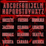 Soccer Black Sublimation Abstract Jersey Red-White Liquid Uniform Custom