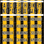 Black Line Jersey Soccer Sublimation Custom Uniform Gold-White