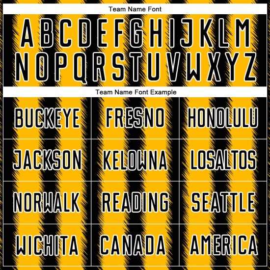 Black Line Jersey Soccer Sublimation Custom Uniform Gold-White