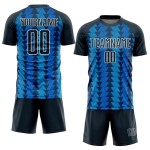Navy-White Blue Uniform Soccer Custom Jersey Sublimation Triangle Shapes Navy US Navy-White Blue Uniform Soccer Custom Jersey Sublimation Triangle Shapes Navy US