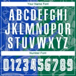 Sublimation Thunder Scratch Green Soccer Pattern Jersey Uniform Blue-Kelly Custom Graffiti