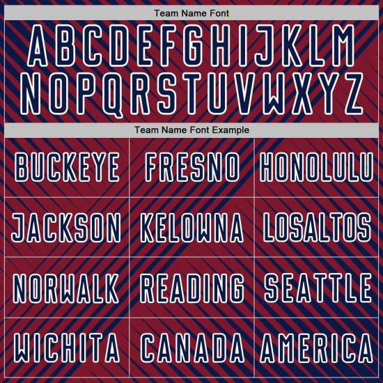 Crimson-White Jersey Line Uniform Navy Soccer Custom Sublimation