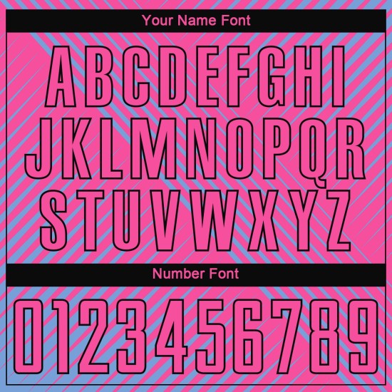 Sublimation Soccer Custom Uniform Jersey Pink-Black Light Blue