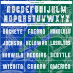 Sublimation Thunder Scratch Green Soccer Pattern Jersey Uniform Blue-Kelly Custom Graffiti