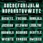 Line Green Jersey Custom Soccer Sublimation White-Kelly Black Uniform