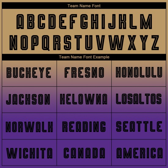 Soccer Gold Fashion Custom Fade Sublimation Black-Purple Uniform Sleeve Jersey Old Long