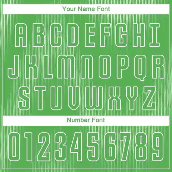 Green Neon Jersey Uniform Soccer Green-White Neon Custom Sublimation